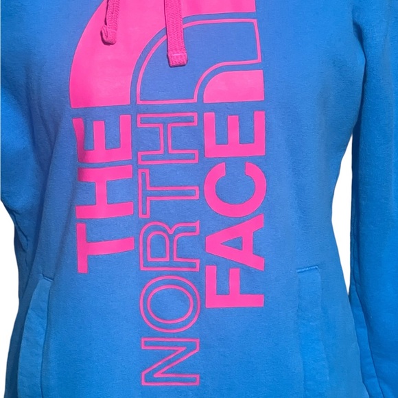 The North Face, Medium, Blue/Pink, Pullover Hoodie. @36 - Picture 5 of 10